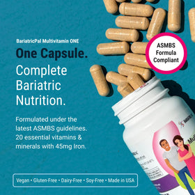 BariatricPal Multivitamine ONE capsule avec étiquette