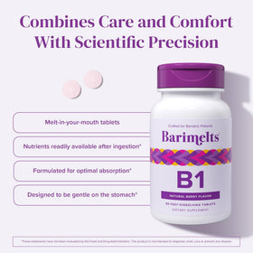 BariMelts B1 comprimés avec packaging