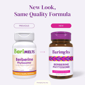 BariMelts Berbérine Phytosome 550 mg comprimés dans une main