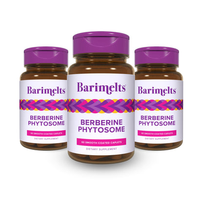 BariMelts Berberine Phytosome 550 mg comprimés lisses vue de face