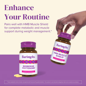 BariMelts Berbérine Phytosome 550 mg comprimés sur une surface en bois