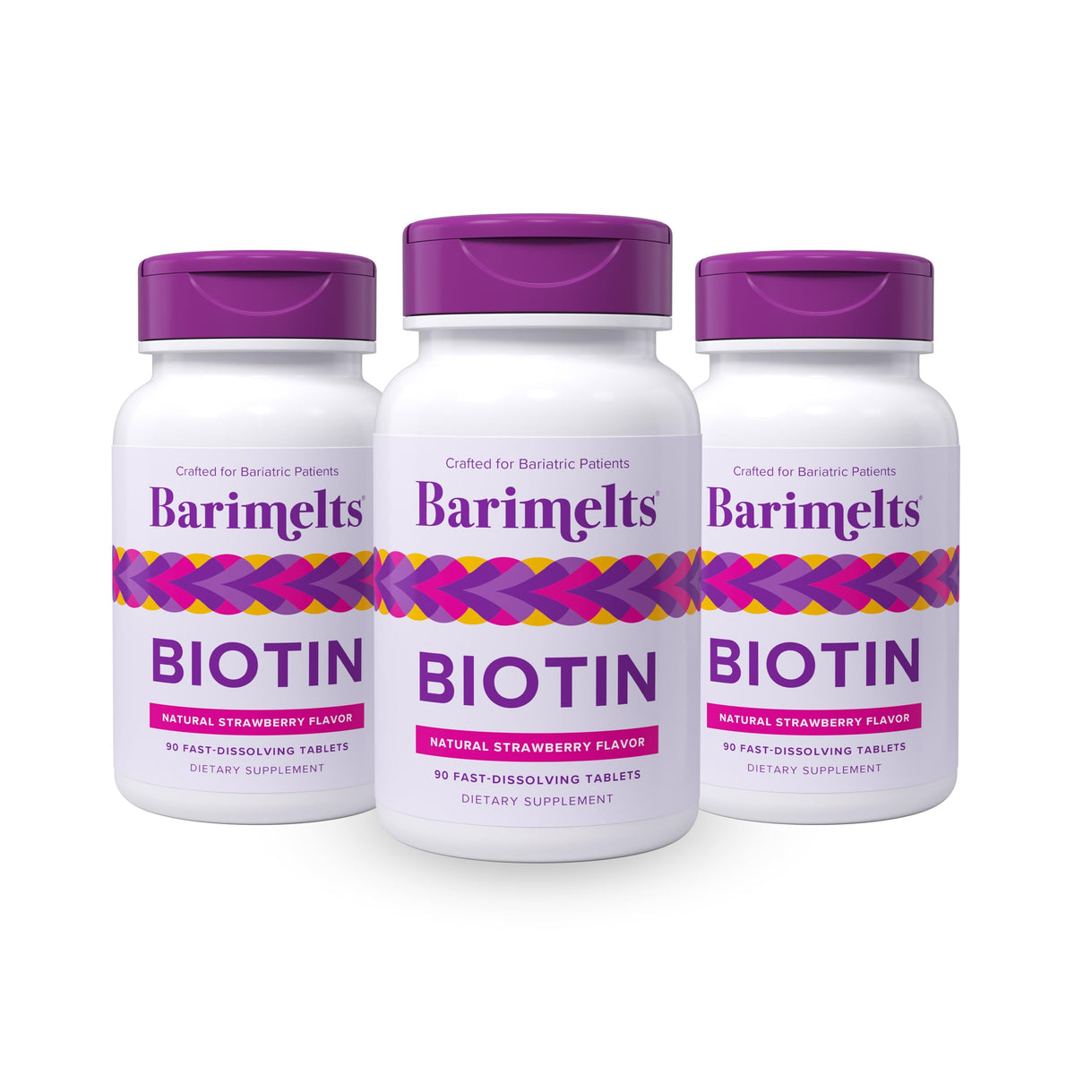 BariMelts Biotine 5000 mcg comprimés vue de face