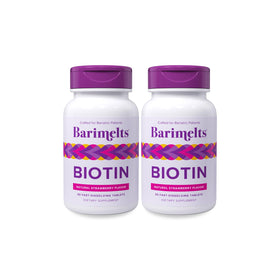 BariMelts Biotine comprimés 5000 mcg saveur fraise vue avant