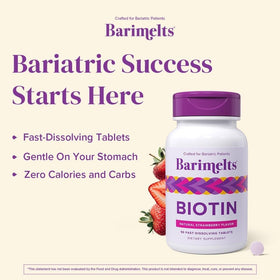 BariMelts Biotine présentation des comprimés