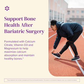 BariMelts Calcium 120 Tablettes sur une table avec d'autres compléments alimentaires