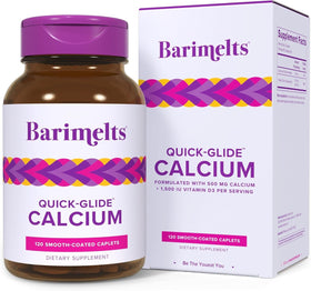 BariMelts Complément de Calcium 120 caplets à glisse rapide, vue avant