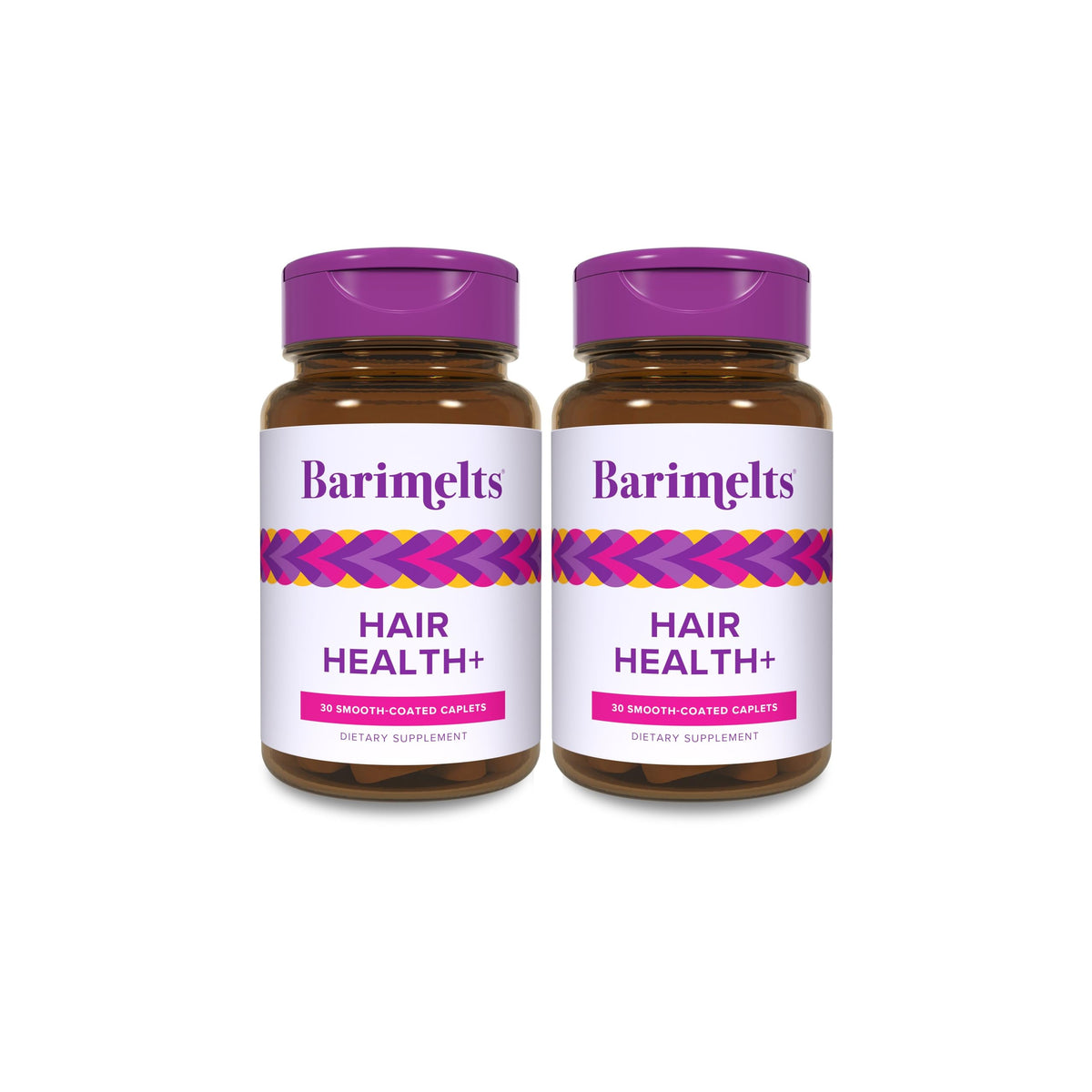 BariMelts Hair Health Plus 60 caplets vue de face