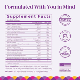 BariMelts Multivitamine Bariatrie 120 comprimés vue arrière