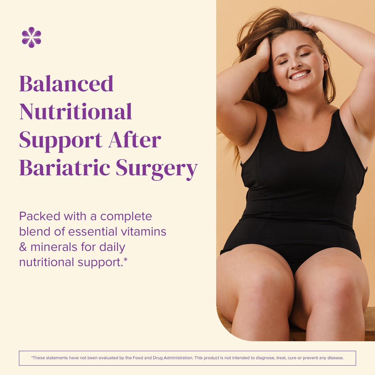 BariMelts Multivitamine comprimés en gros plan montrant la texture