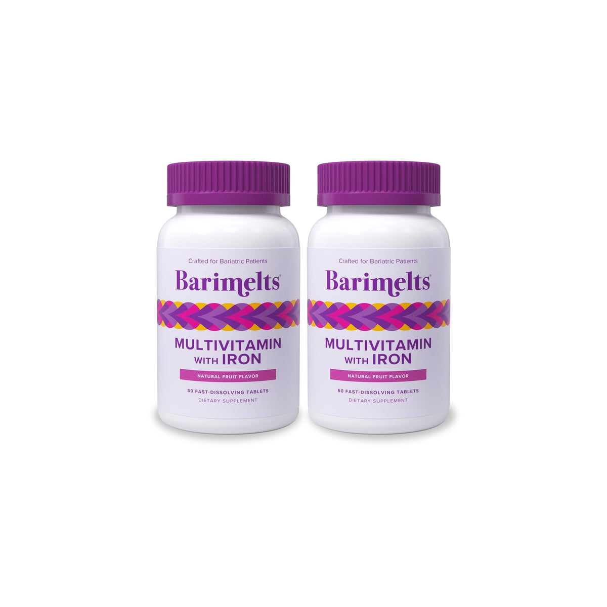BariMelts Multivitamines Bariatriques 120 comprimés, vue de face