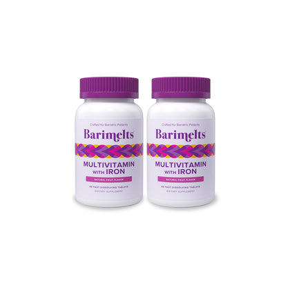 BariMelts Multivitamines Bariatriques 120 comprimés, vue de face