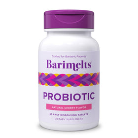 BariMelts Probiotiques 60 comprimés saveur cerise naturelle vue de face