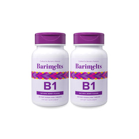 BariMelts Vitamine B1 180 comprimés goût baie naturelle, vue de face