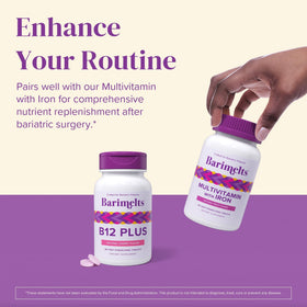 BariMelts Vitamine B12 Plus 270 comprimés, vue de dessus