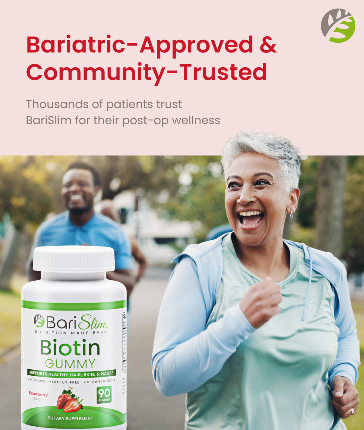 BariSlim Gummies Biotine 5000 mcg gummies avec fruits
