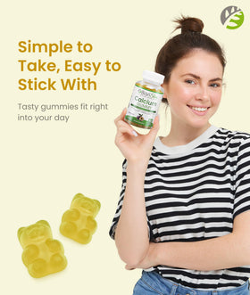 BariSlim Gummies Calcium 500mg, gummies sur une table