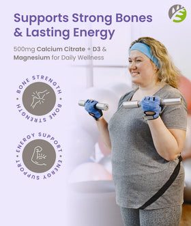 BariSlim Gummies Calcium Bariatriques 500mg avec une main