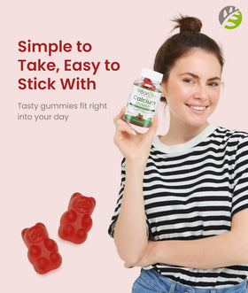 BariSlim Gummies Calcium Végétalien Framboise boîte ouverte
