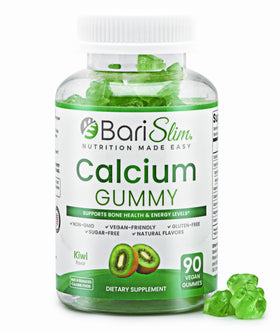 BariSlim Gummies Calcium Végétalien Kiwi 90 gummies en pot