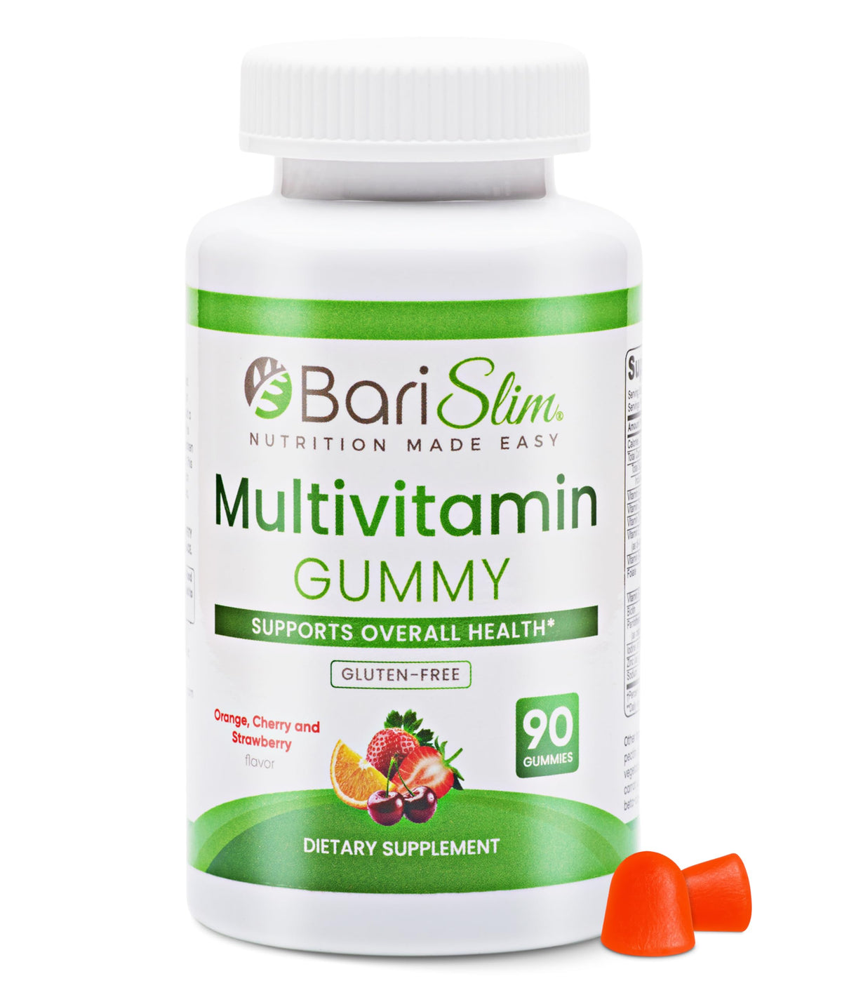 BariSlim Gummies Multivitamines 90 Chews vue de face