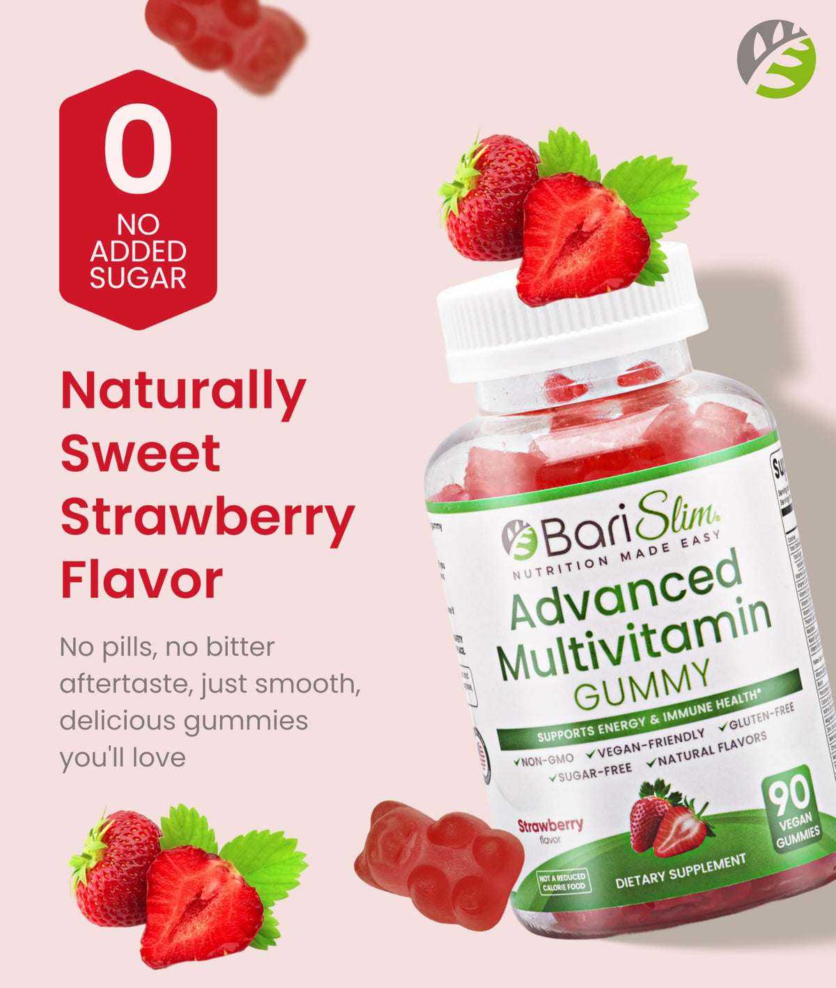 BariSlim Gummies Multivitamines - étiquette du produit