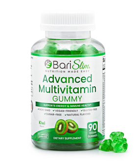 BariSlim Gummies Multivitamines Végétales Kiwi 90 unités, vue de face