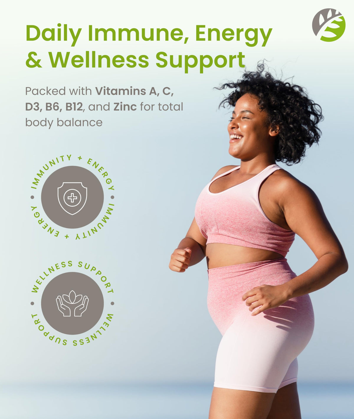 BariSlim Gummies Multivitamines Végétales Kiwi, étiquette des ingrédients