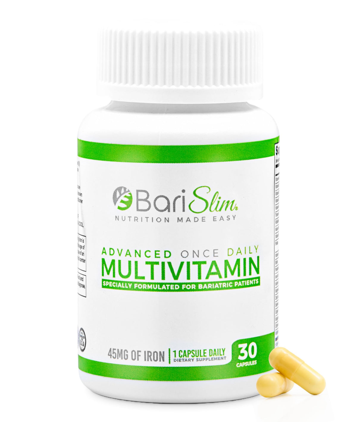 BariSlim Multivitamine Bariatique Avancée 30 capsules vue avant