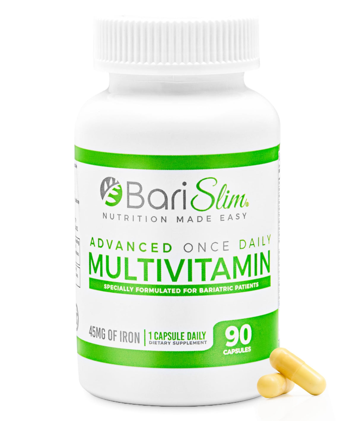 BariSlim Multivitamine Bariatrique Avancée 90 capsules vue de face
