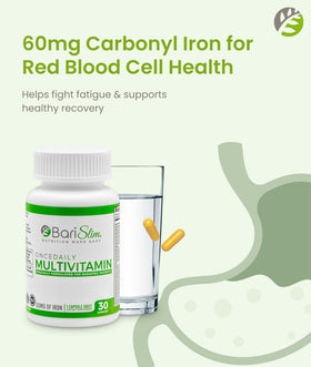 BariSlim Multivitamine Quotidienne avec Fer 60mg - emballage