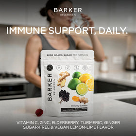 Barker Wellness Gummies à la saveur citron-lime, présentation