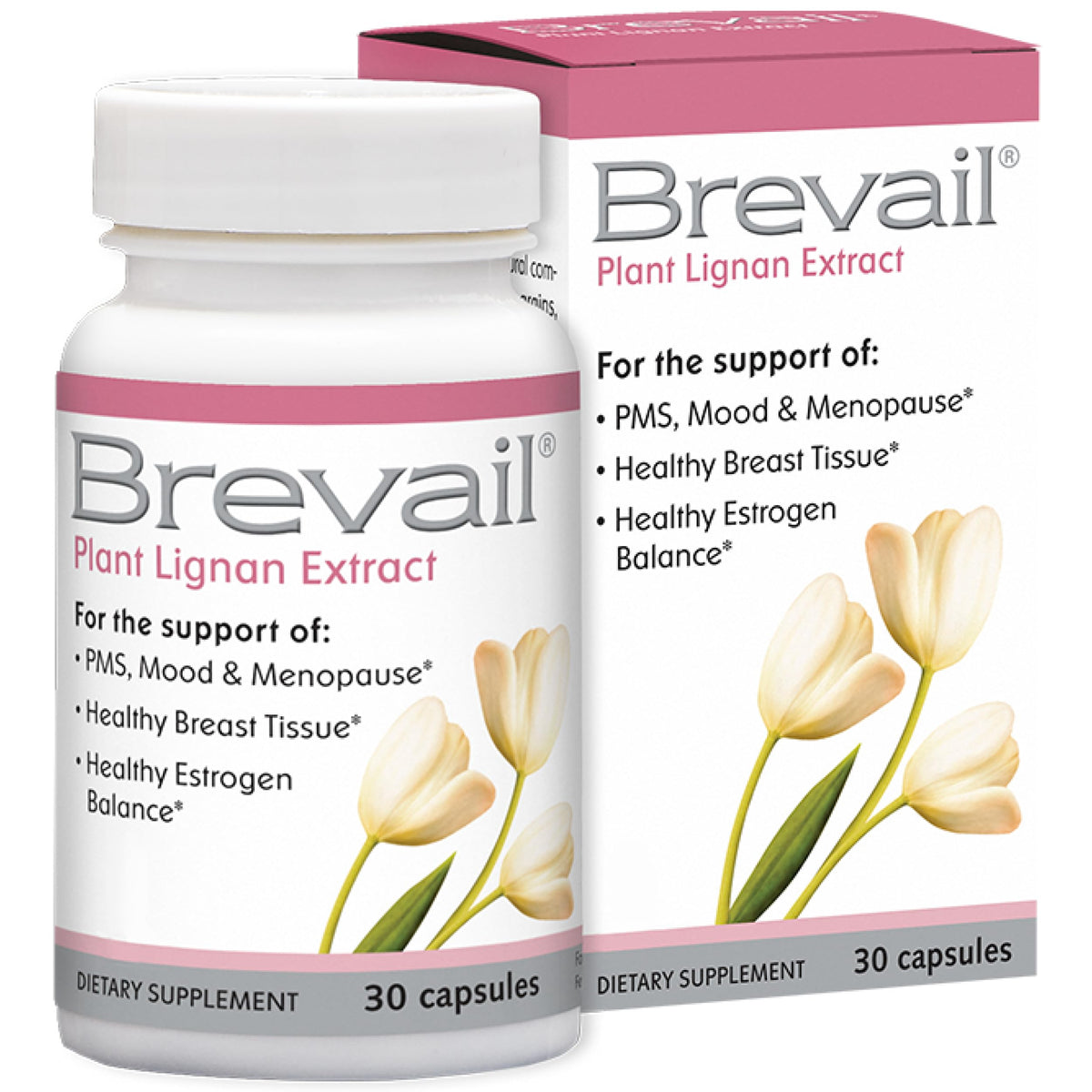 Barlean's Brevail Extrait de Lignane 30 Capsules vue de face