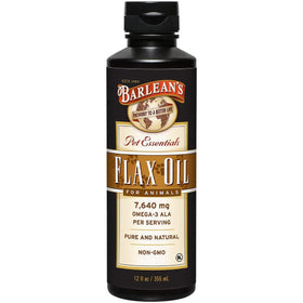 Barlean's Huile de Lin pour Animaux 355 ml vue avant