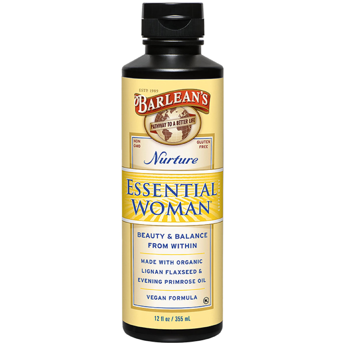 Barlean's Huile Essentielle Femme 12 oz bouteille vue avant