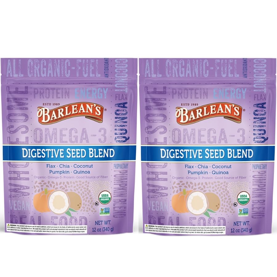 Barlean's Mélange de Graines Biologiques 730g, vue de face