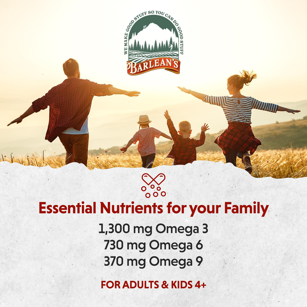 Barlean's Total Omega 3 6 9 Crème d'Orange 2400 mg en utilisation dans un smoothie