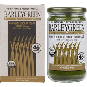 BARLEYGREEN Poudre de Jus de Herbe d'Orge Bio 240g en emballage