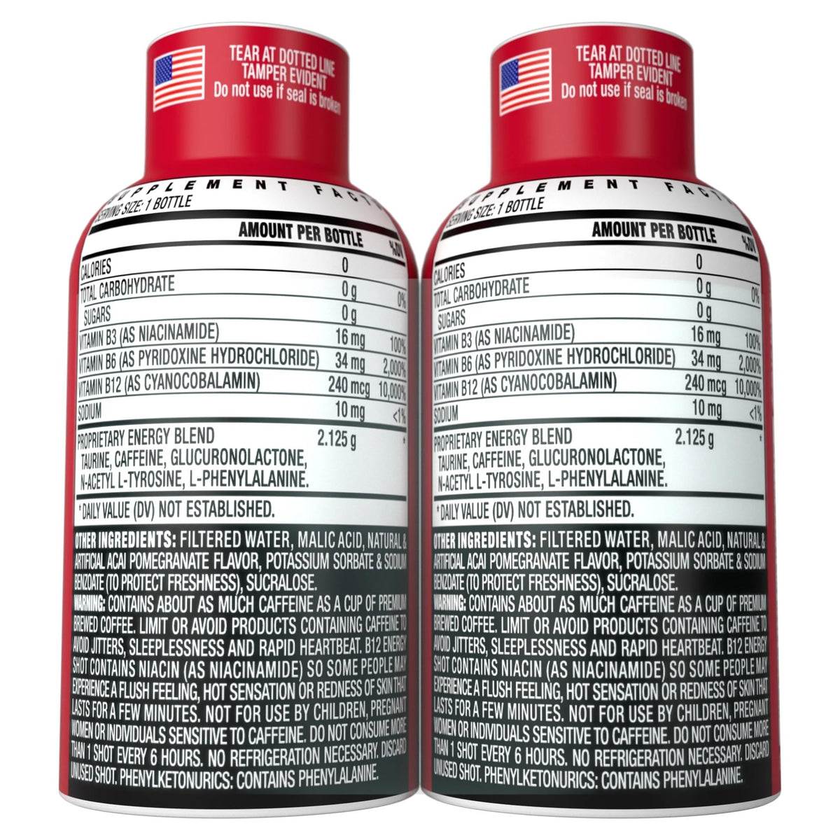 BASED BOX B12 Shots en présentation, pack de 24