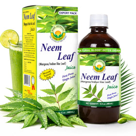 BASIC AYURVEDA Jus de Feuille de Neem 480ml vue de face