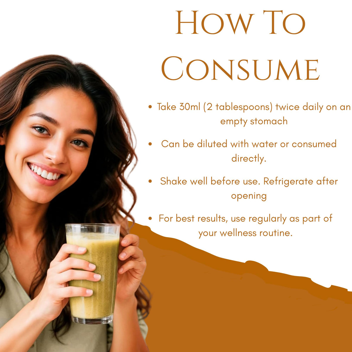 BASIC AYURVEDA Jus de Triphala 480ml sur une table