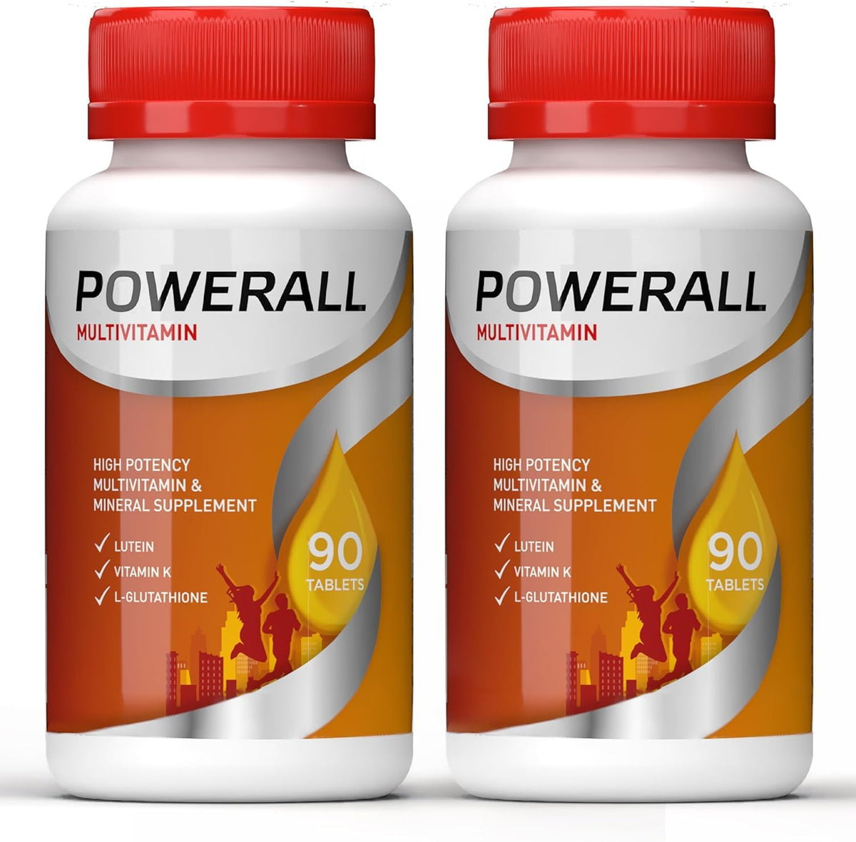 Basic Brands Multivitamin Powerall 90 comprimés, vue de face