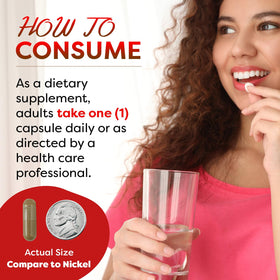 Basilic Sacré Best Naturals capsules végétariennes sur fond blanc