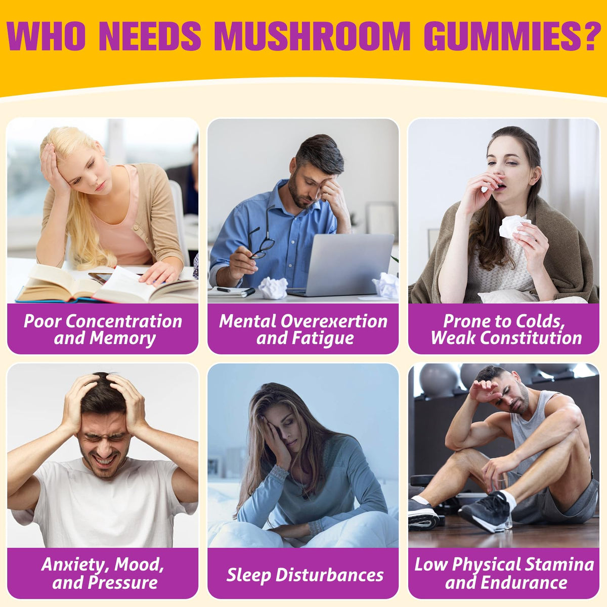 Basopum Gummies Champignons 4000mg, gummies dans une main