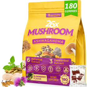 Basopum Gummies Champignons 4000mg, vue de face du paquet