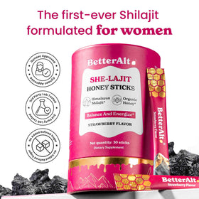 Bâtonnet de honeysticks au Shilajit avec une texture de miel