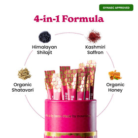 Bâtonnet de honeysticks au Shilajit avec une touche de fraise
