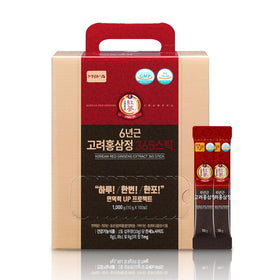 Bâtonnets de ginseng rouge coréen JUNGWONSAM en emballage individuel