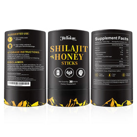 Bâtonnets de miel Shilajit Mchokuu avec des ingrédients naturels