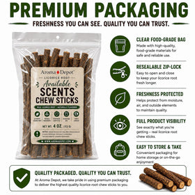 Bâtonnets de réglisse Aroma Depot dans un bol