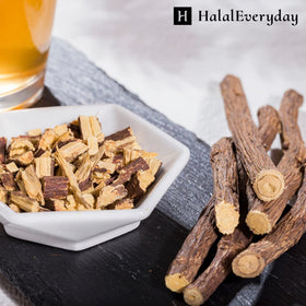 Bâtons à mâcher de réglisse HalalEveryDay, détails de la texture